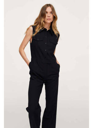 Combi-pantalon noir MANGO femme