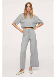 Top marron MANGO femme