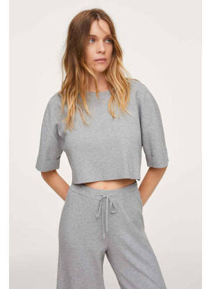 Top marron MANGO femme