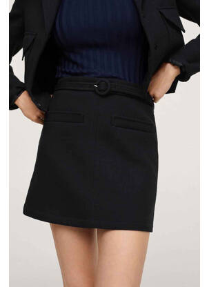 Jupe courte noir MANGO femme