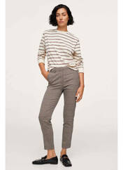 Pantalon chino marron MANGO pour femme seconde vue