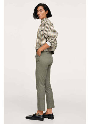 Pantalon chino vert MANGO femme