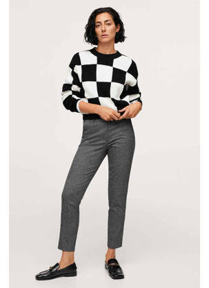 Pantalon chino gris MANGO femme