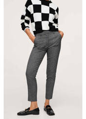 Pantalon chino gris MANGO pour femme seconde vue