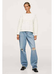Sweat-shirt blanc MANGO pour femme seconde vue