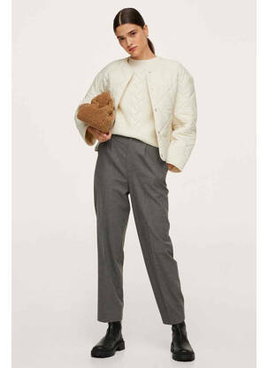 Pantalon chino marron MANGO femme