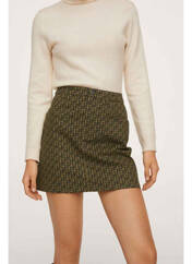 Jupe courte marron MANGO pour femme seconde vue