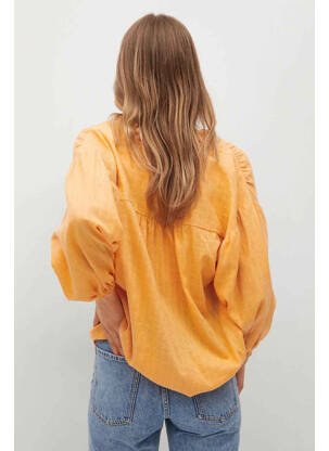 Tunique manches longues jaune MANGO femme