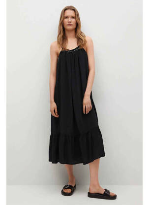 Robe longue noir MANGO femme
