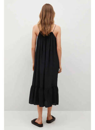 Robe longue noir MANGO femme