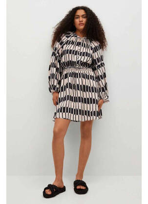 Robe courte noir MANGO femme