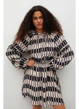 Robe courte noir MANGO femme
