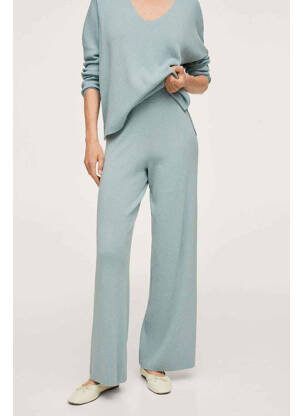 Pantalon flare vert MANGO femme