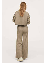 Pantalon flare marron MANGO pour femme seconde vue