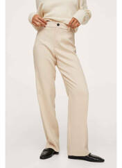 Pantalon large beige MANGO pour femme seconde vue