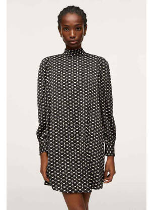 Robe courte noir MANGO femme