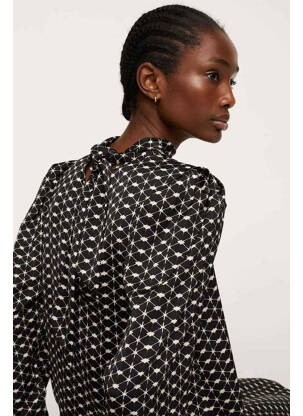 Robe courte noir MANGO femme