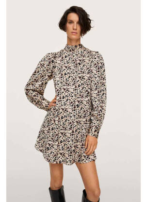Robe courte beige MANGO femme