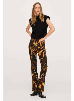 Pantalon flare noir MANGO femme