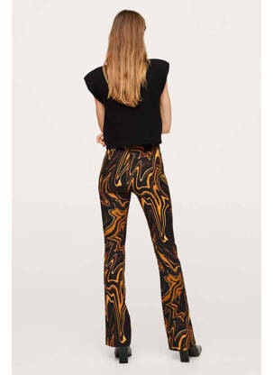 Pantalon flare noir MANGO femme
