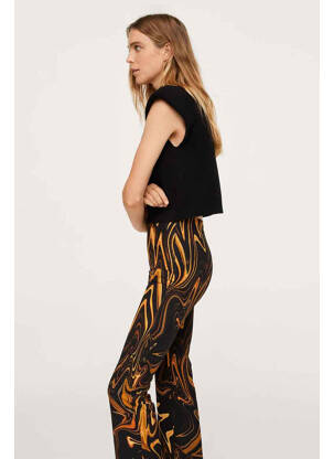 Pantalon flare noir MANGO femme