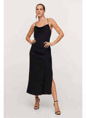Robe longue noir MANGO pour femme seconde vue