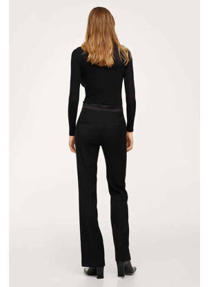 Pantalon droit noir MANGO femme