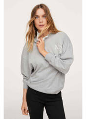 Sweat-shirt gris MANGO pour femme seconde vue