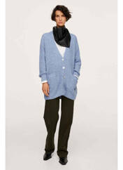 Gilet manches longues bleu MANGO pour femme seconde vue