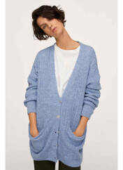 Gilet manches longues bleu MANGO pour femme seconde vue