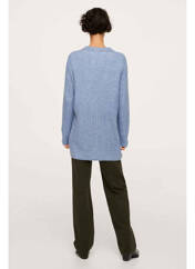 Gilet manches longues bleu MANGO pour femme seconde vue