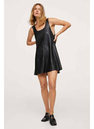 Robe courte noir MANGO femme