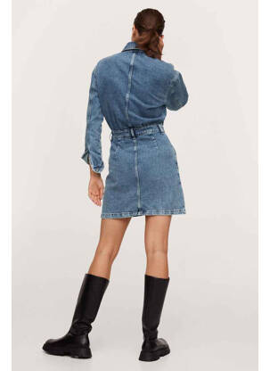 Robe courte bleu MANGO femme