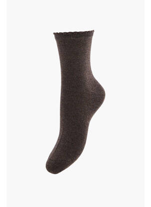 Chaussettes marron PIECES femme