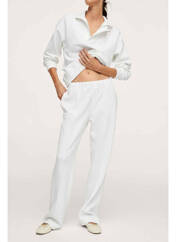 Jogging blanc MANGO pour femme seconde vue