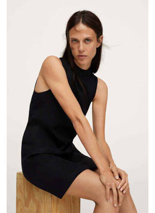 Robe courte noir MANGO femme