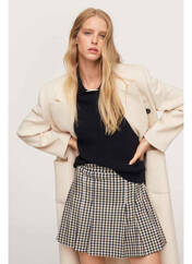 Jupe courte beige MANGO pour femme seconde vue