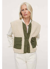 Gilet sans manche beige MANGO pour femme seconde vue