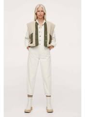 Gilet sans manche beige MANGO pour femme seconde vue