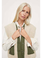 Gilet sans manche beige MANGO pour femme seconde vue