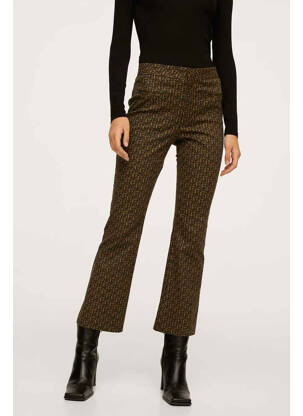Pantalon flare marron MANGO femme