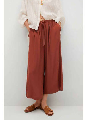 Pantalon 7/8 rouge MANGO femme