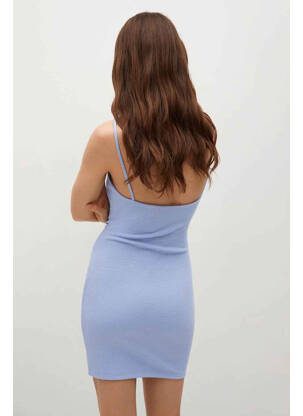 Robe courte bleu MANGO femme