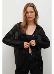 Gilet manches longues noir MANGO pour femme seconde vue
