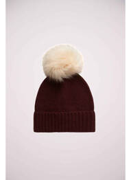 Bonnet rouge PIECES femme