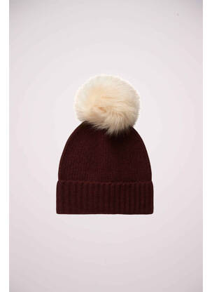 Bonnet rouge PIECES femme