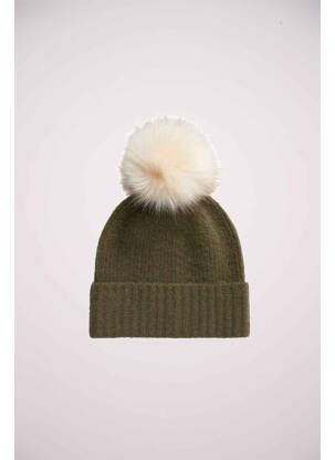 Bonnet vert PIECES femme