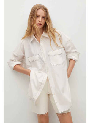 Chemisier blanc MANGO femme