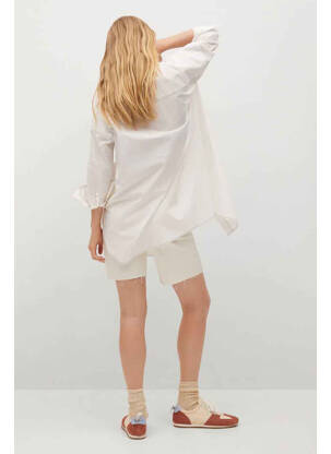 Chemisier blanc MANGO femme