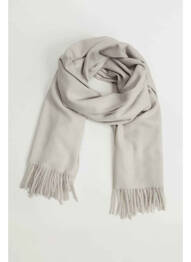 Echarpe gris MANGO femme